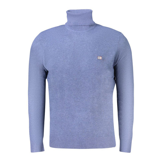 Norway 1963 Blue Wool Men Sweater