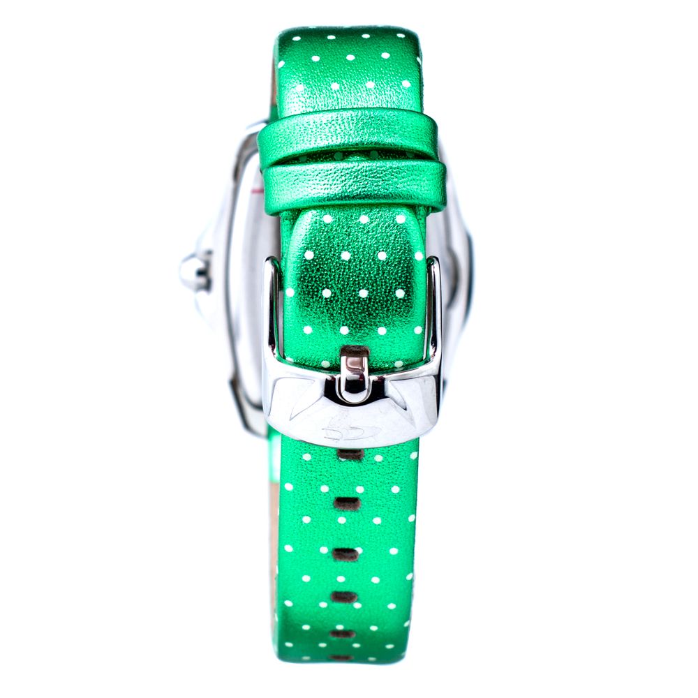 Chronotech Green Leather Watch