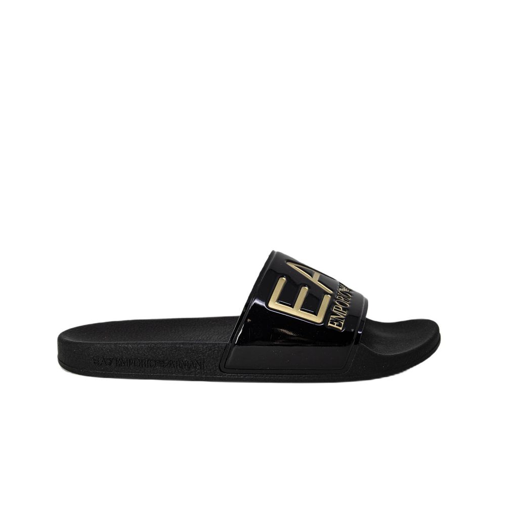 EA7 Emporio Armani Gold Polyethylene Sandal