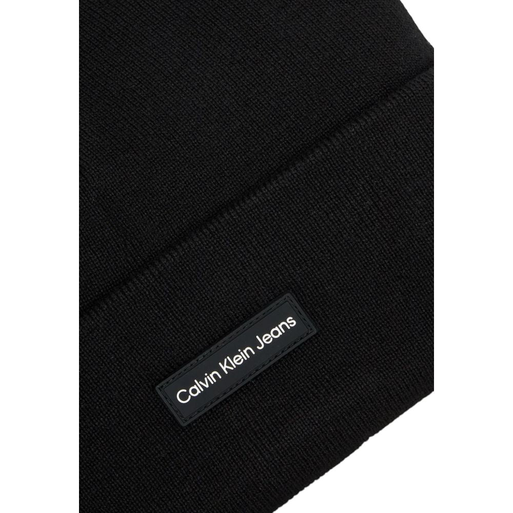 Calvin Klein Black Recycled Polyester Hats & Cap