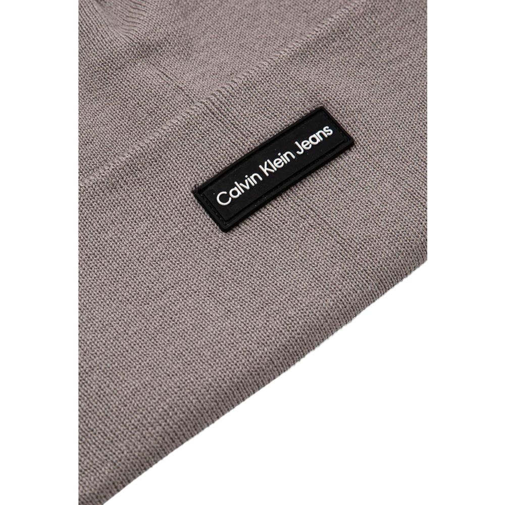 Calvin Klein Gray Recycled Polyester Hats & Cap