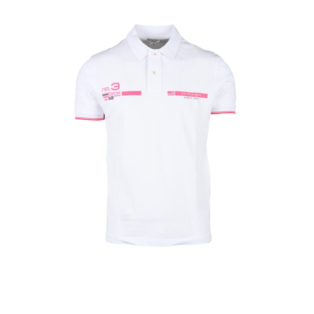 U.S. POLO ASSN. White Cotton Polo Shirt