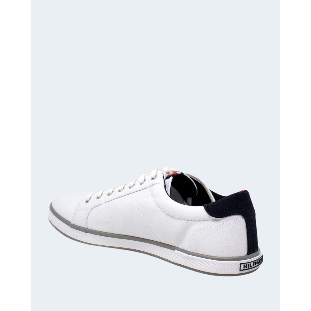 Tommy Hilfiger White Cotton Sneaker