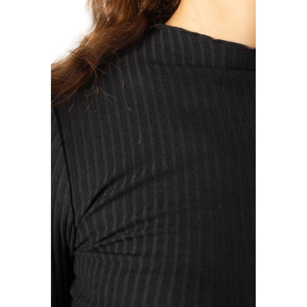 Only Black Polyester Sweater