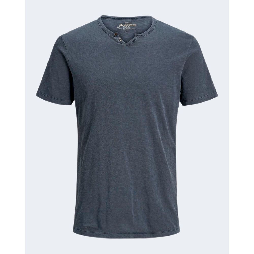 Jack Jones Light Blue Flamed Cotton T-Shirt