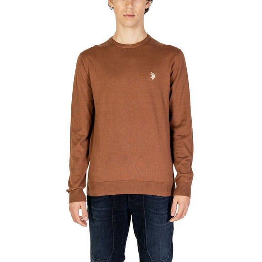 US POLO ASSN. Beige Cotton Sweater