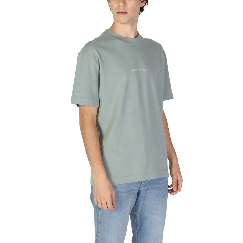 Calvin Klein Jeans Green Cotton T-Shirt