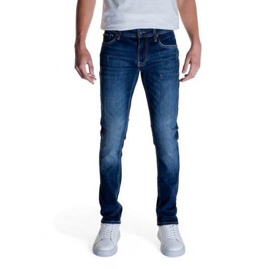 Antony Morato Blue Cotton Jeans & Pant