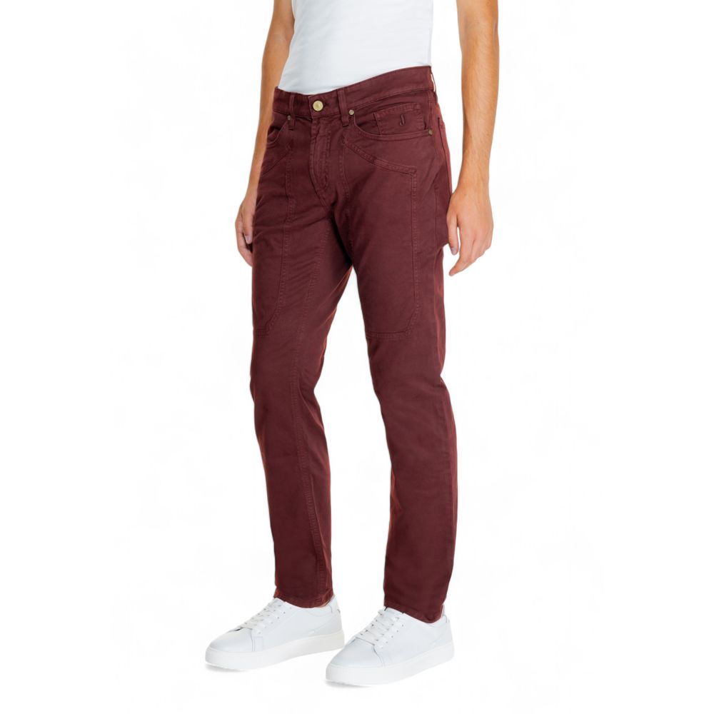 Jeckerson Red Cotton Jeans & Pant