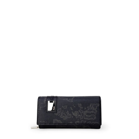 Alviero Martini Prima Classe Black Leather Wallet