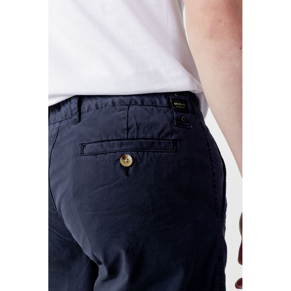 Blauer Blue Cotton Short