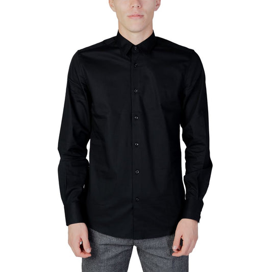 Antony Morato Black Cotton Shirt