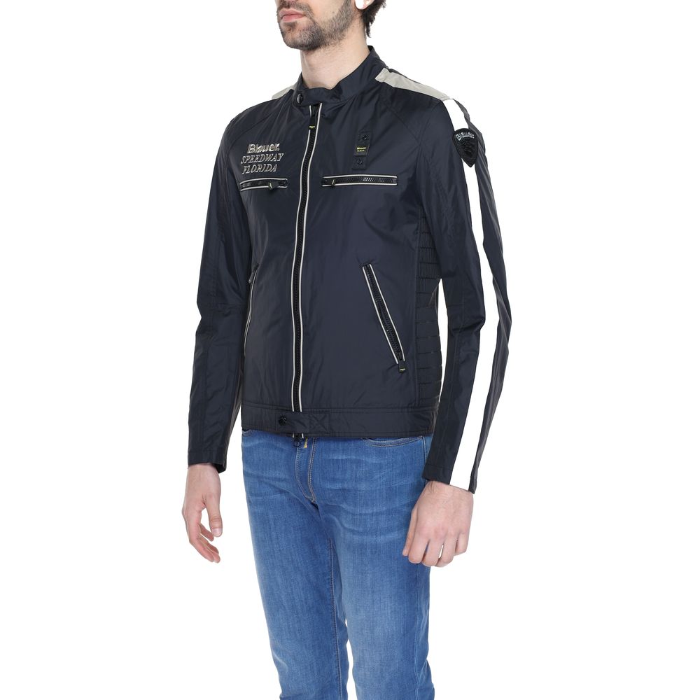 Blauer Black Polyamide Jacket