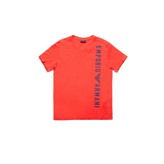 Emporio Armani Underwear Red Cotton T-Shirt