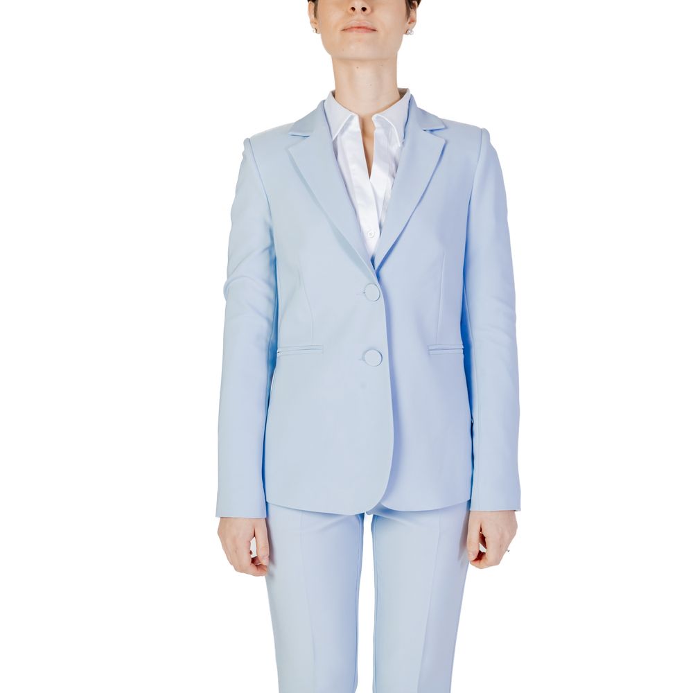 Sandro Ferrone Blue Polyester Suits & Blazer