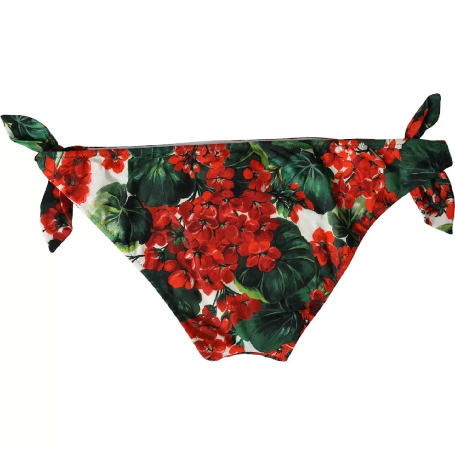 Dolce & Gabbana Multicolor Geranium Swim Bottom Beachwear Bikini