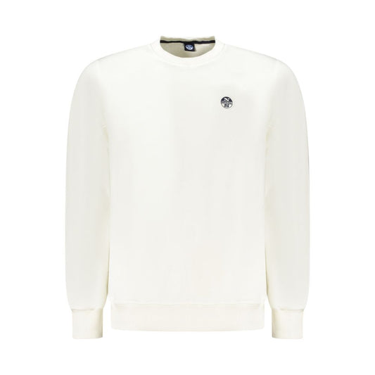 North Sails White Cotton Men Sweater