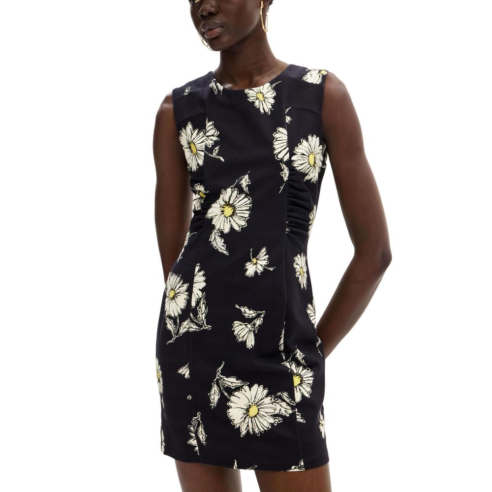 Desigual Black Viscose Dress