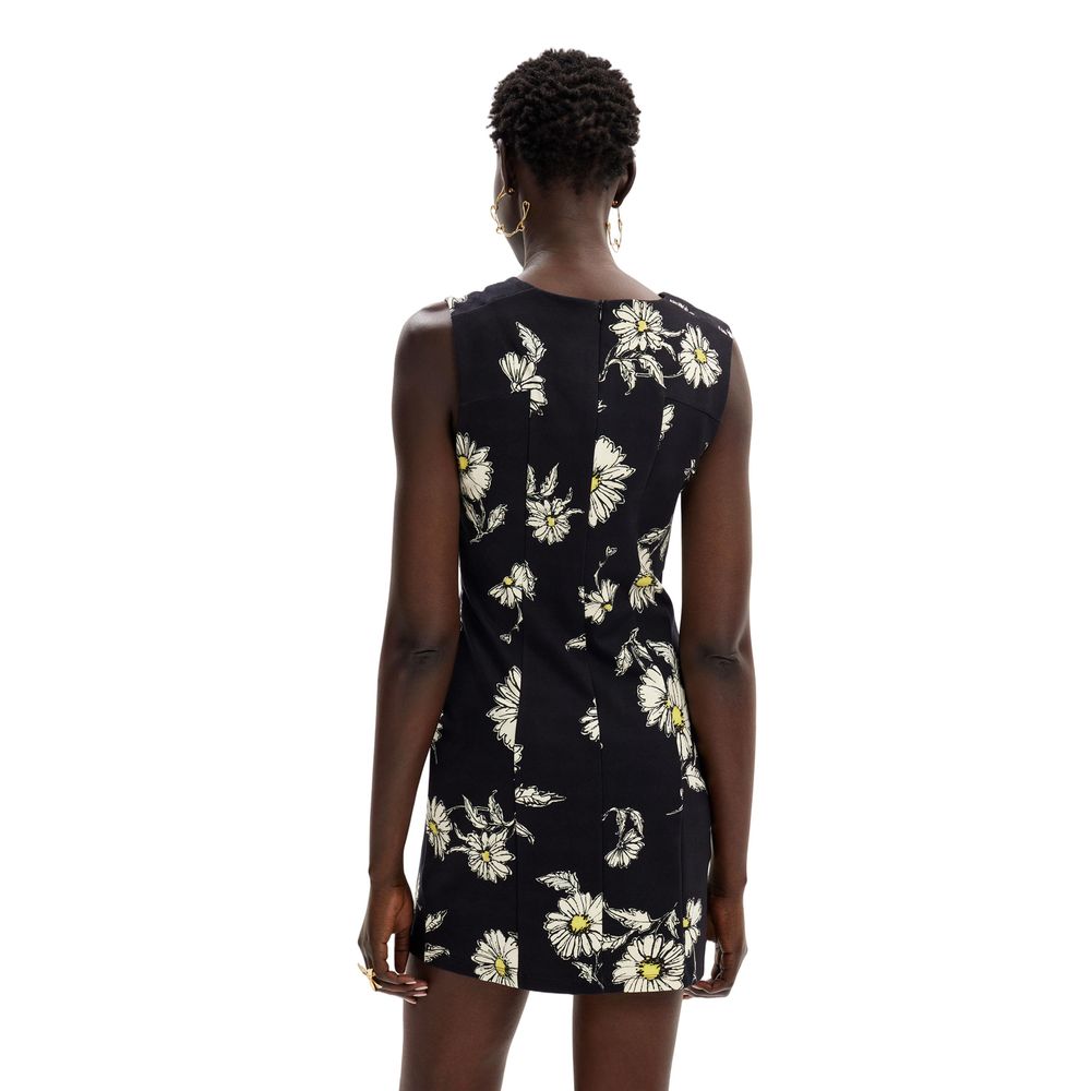 Desigual Black Viscose Dress