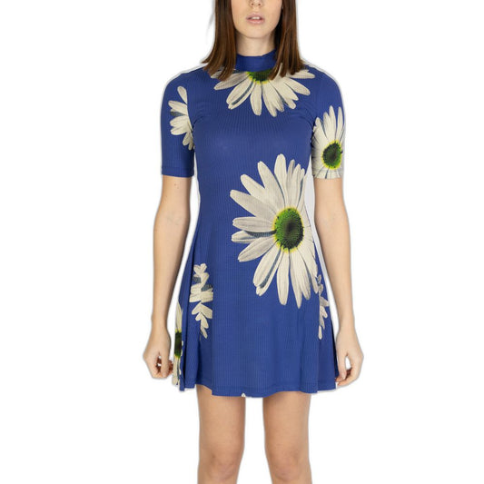 Desigual Blue Viscose Dress