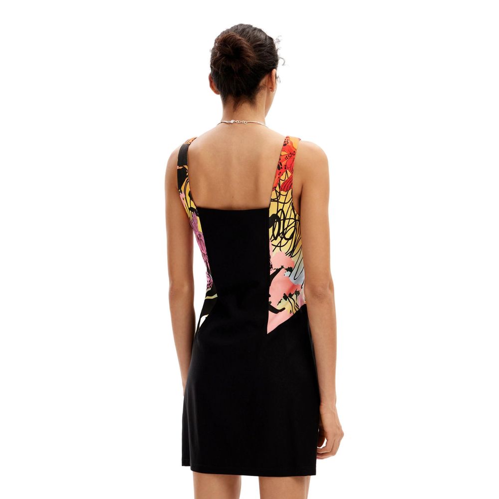 Desigual Black Viscose Dress