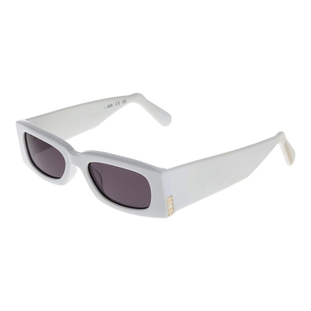 GCDS White Unisex Sunglasses