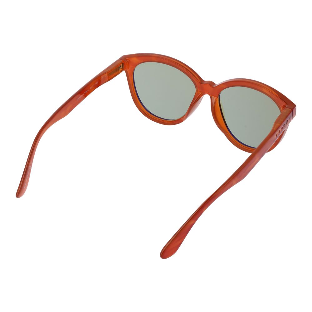 Serengeti Orange Unisex Sunglasses