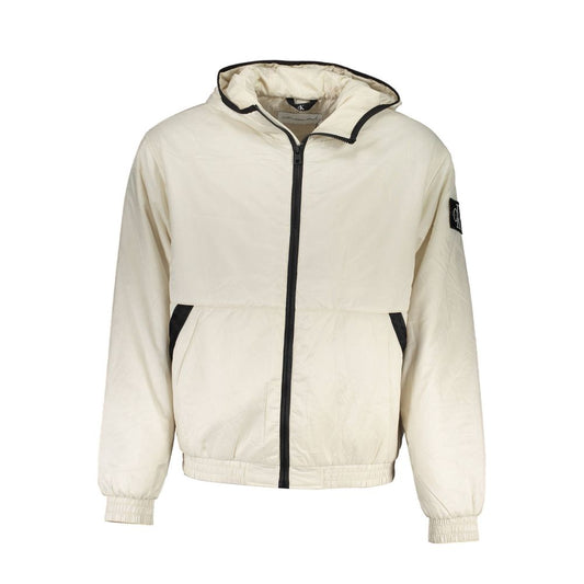 Calvin Klein Beige Polyester Men Jacket