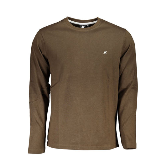 US Grand Polo Brown Cotton T-Shirt