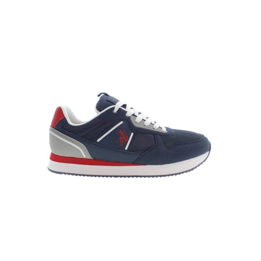 US POLO ASSN. Blue Polyester Men Sneaker