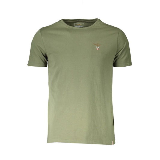 Aeronautica Militare Green Cotton T-Shirt