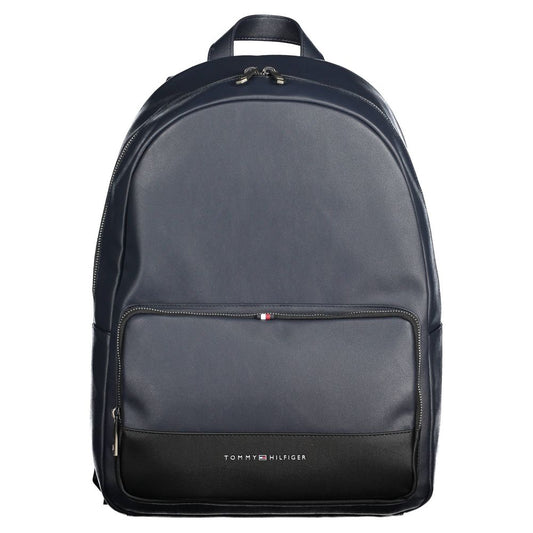 Tommy Hilfiger Blue Polyethylene Men Backpack